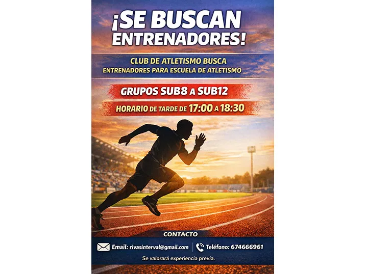 Rivas Interval busca entrenador@s